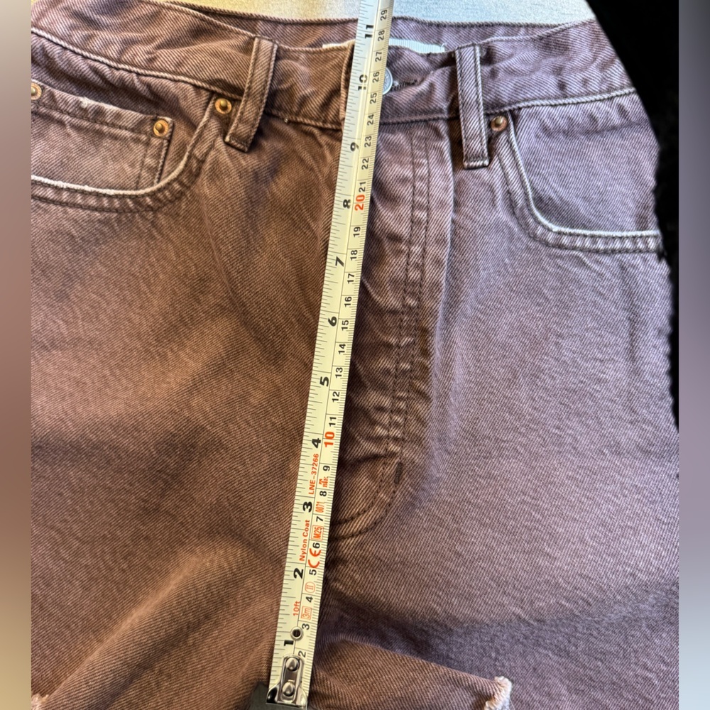 PacSun Ultra High Rise Vintage Women's Shorts - Brown - Picture 6 of 6